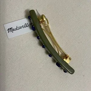 Madewell | Accessories | Madewell Green Stone Barrette Nwt  display picture 3